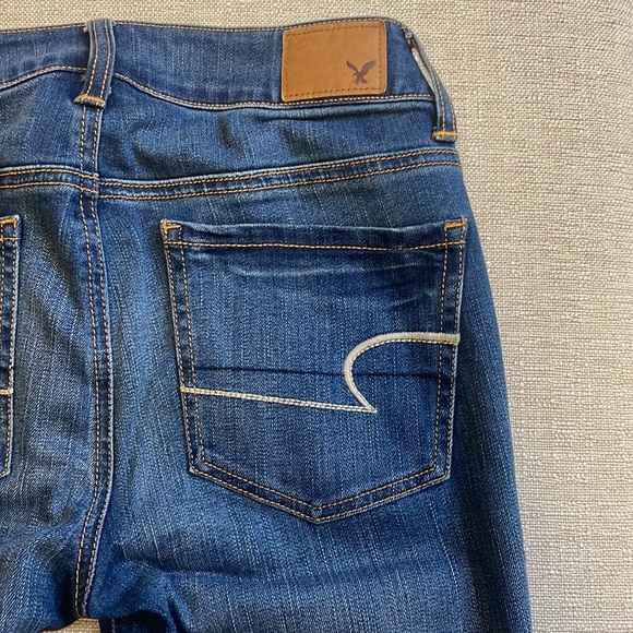 NEW American Eagle Denim Super Stretch Jegging Darkness Falls - Picture 6 of 9